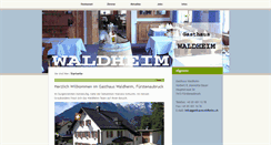 Desktop Screenshot of gasthauswaldheim.ch